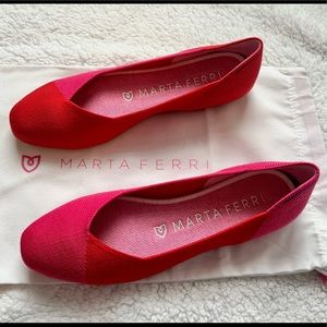 Rothy’s Flame Azalea Marta Ferri flats US 9.5M